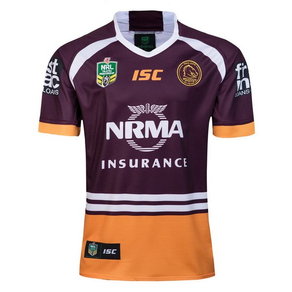 Camiseta Brisbane Broncos 1ª 2018 Purpura